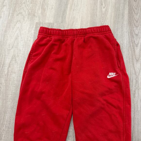 Nike Sportswear All Over Print Fleece Joggers Pants Mens Medium Ember DM7931-657 - Picture 2 of 13